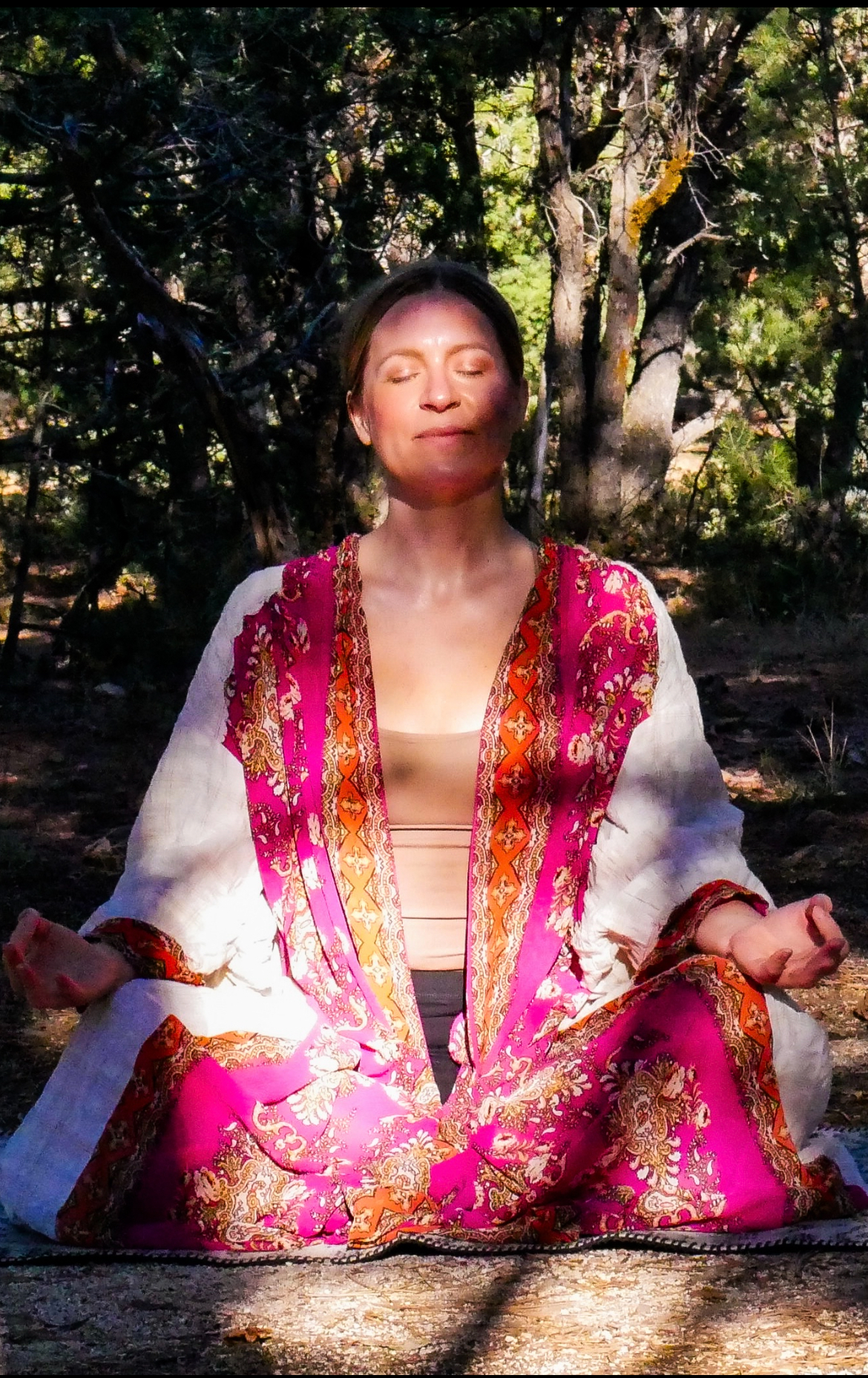 Heather Jade seated in meditation